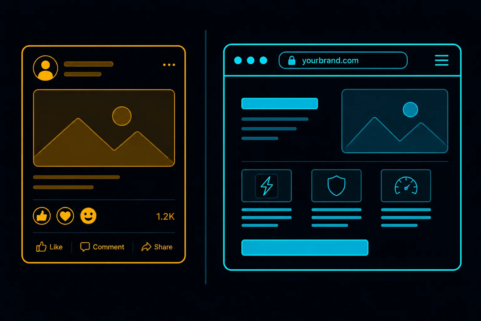 Illustration for: Is a Facebook Page Enough, or Do You Actually Need a Website?